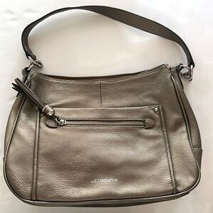 Liz Claiborne bronze hobo bag